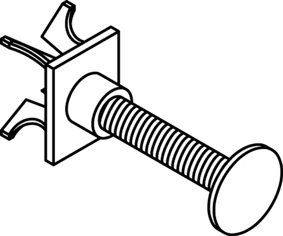 Zubehör Distanzstück DS Kunststoff weiß Zubehör Distanzstück DS Kunststoff weiß