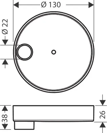 Hansgrohe Casetta Seifenschale S Puro, Chrom Hansgrohe Casetta Seifenschale S Puro, Chrom