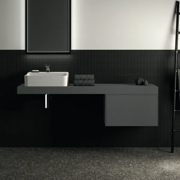Ideal Standard Konsole Conca Anthrazit 1600x505x80mm