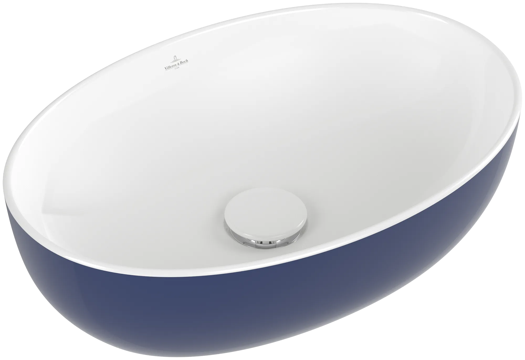 Villeroy & Boch Aufsatzwaschtisch „Artis“ 480 × 325 × 135 mm in Deep Ocean Villeroy & Boch Aufsatzwaschtisch „Artis“ 480 × 325 × 135 mm in Deep Ocean