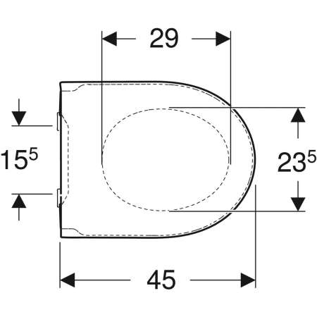 Geberit WC-Sitz ehemals Keramag „iCon“ in weiß alpin, Quick Release, Soft Closing, Befestigung von oben Geberit WC-Sitz ehemals Keramag „iCon“ in weiß alpin, Quick Release, Soft Closing, Befestigung von oben