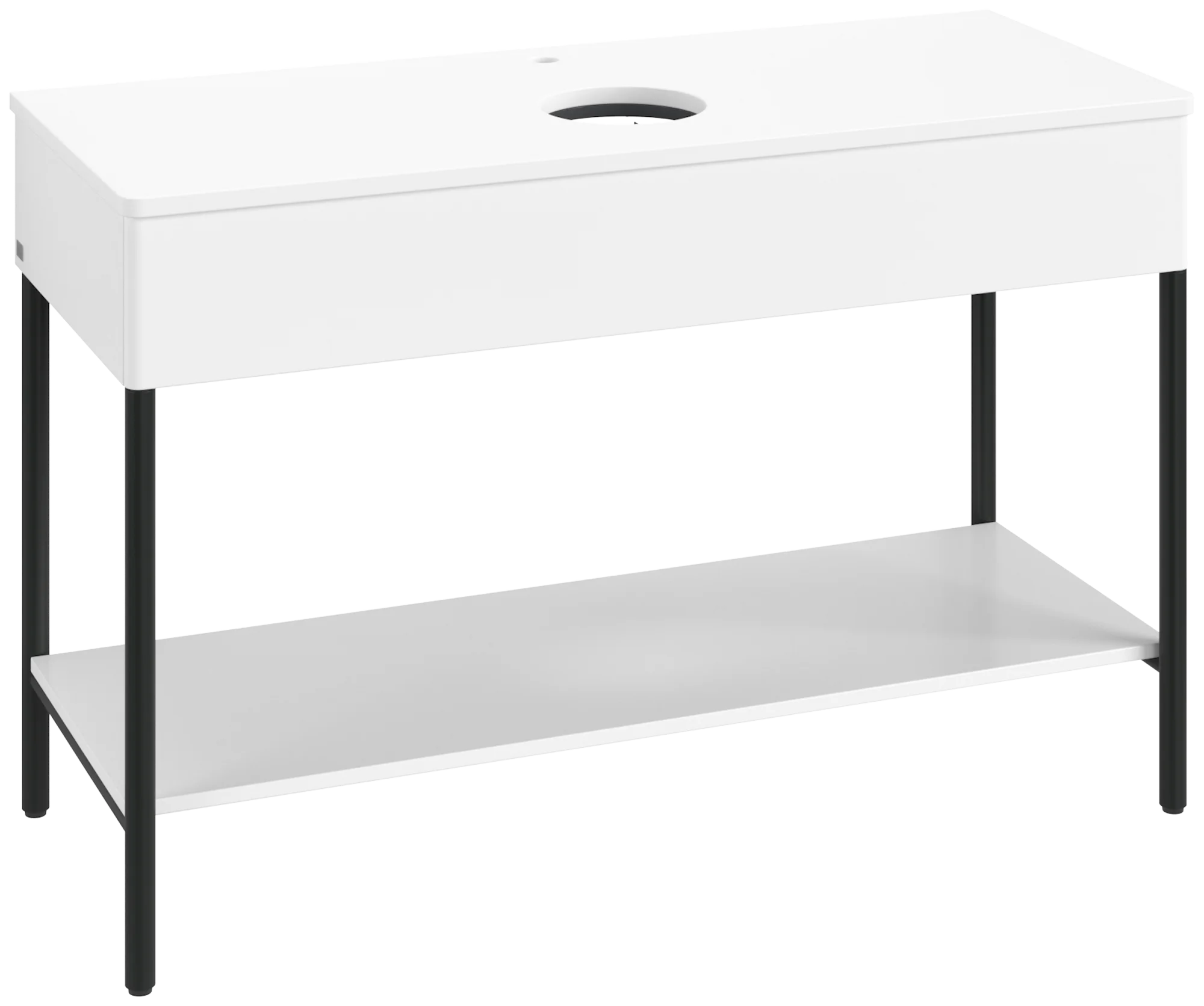 Villeroy & Boch Waschbeckenunterschrank Artis, Eckig White Matt Lacquer, 1.200 x 782 x 500 mm, mit Metallgestell und Push-to-open Funktion Villeroy & Boch Waschbeckenunterschrank Artis, Eckig White Matt Lacquer, 1.200 x 782 x 500 mm, mit Metallgestell und Push-to-open Funktion