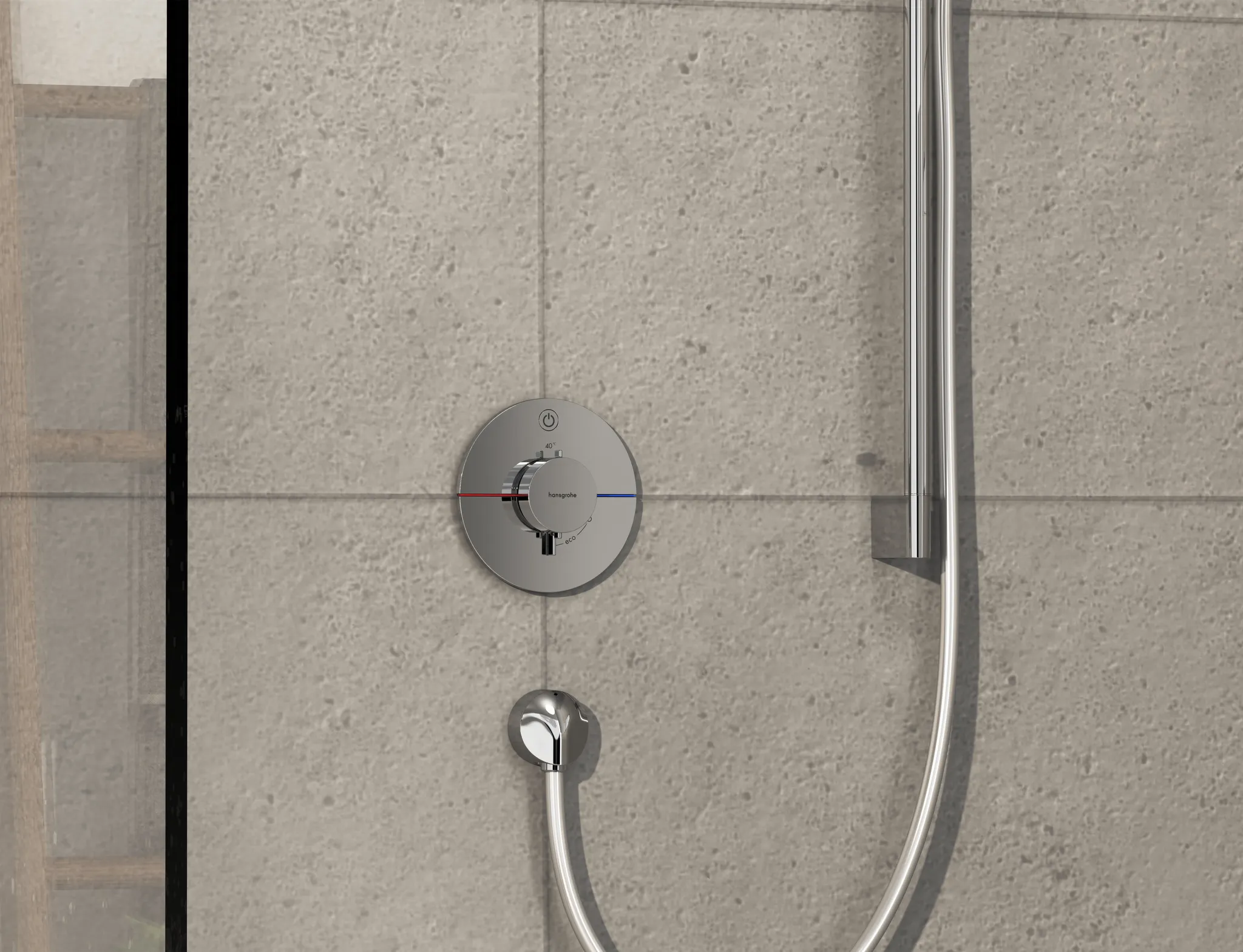 ShowerSelect Comfort S Thermostat Unterputz für 1 Verbraucher Chrom
