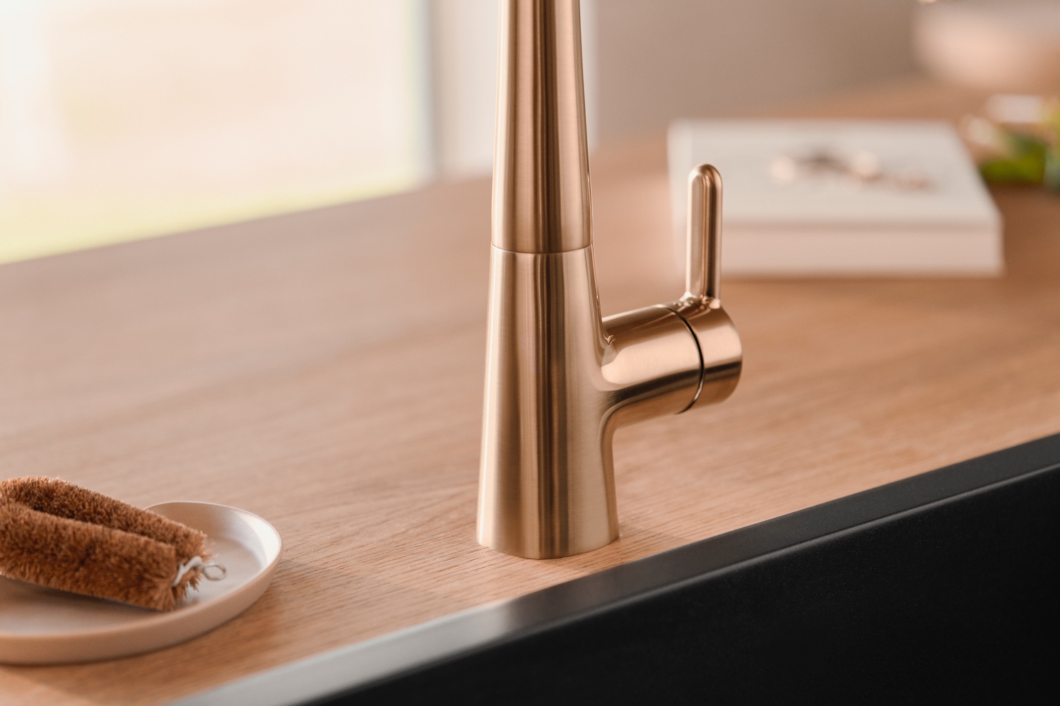 Hansa Einhand-Küchenarmatur „Designo Style“ Ausladung 219 mm in chrom Hansa Einhand-Küchenarmatur „Designo Style“ Ausladung 219 mm in chrom