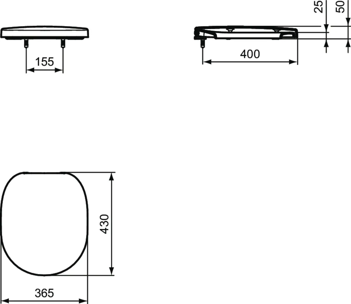 Ideal Standard WC-Sitz „ConnectFreedom“