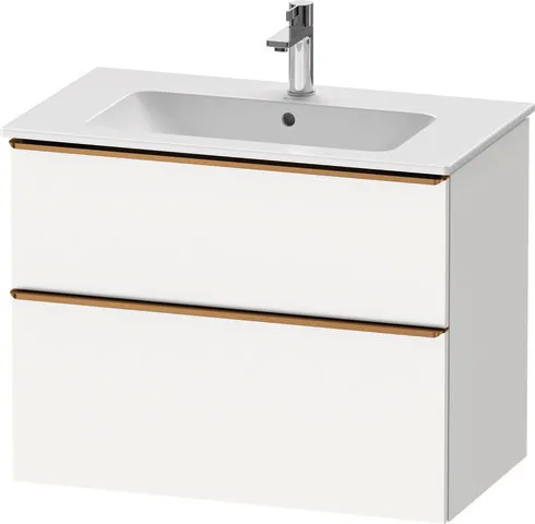 Duravit Waschtischunterschrank wandhängend „D-Neo“ 81 × 62,5 × 46,2 cm in Weiß Matt Duravit Waschtischunterschrank wandhängend „D-Neo“ 81 × 62,5 × 46,2 cm in Weiß Matt