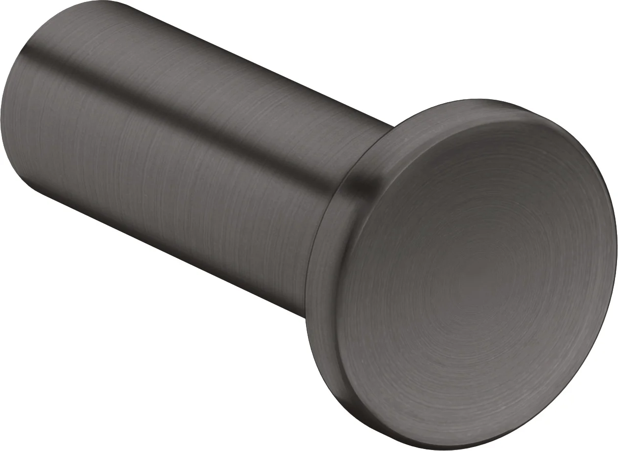 Hansgrohe AXOR Universal Circular Handtuchhaken Brushed Black Chrome Wandmontage Metall mit Befestigungsmaterial verdeckte Befestigung Durchmesser Bohrloch 6 mm Hansgrohe AXOR Universal Circular Handtuchhaken Brushed Black Chrome Wandmontage Metall mit Befestigungsmaterial verdeckte Befestigung Durchmesser Bohrloch 6 mm