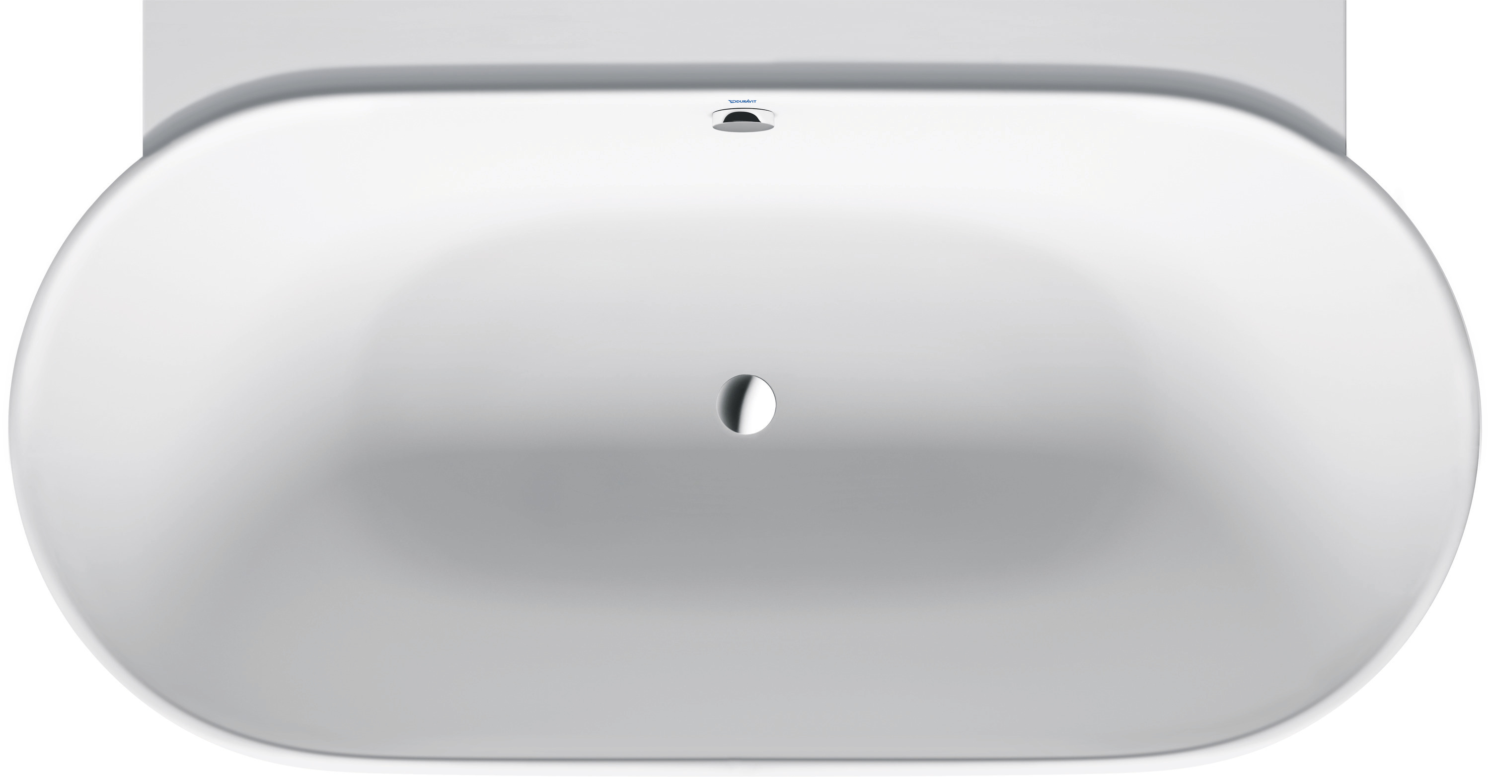 Duravit Badewanne „Luv“ vorwand oval 180 × 95 cm, mittig 