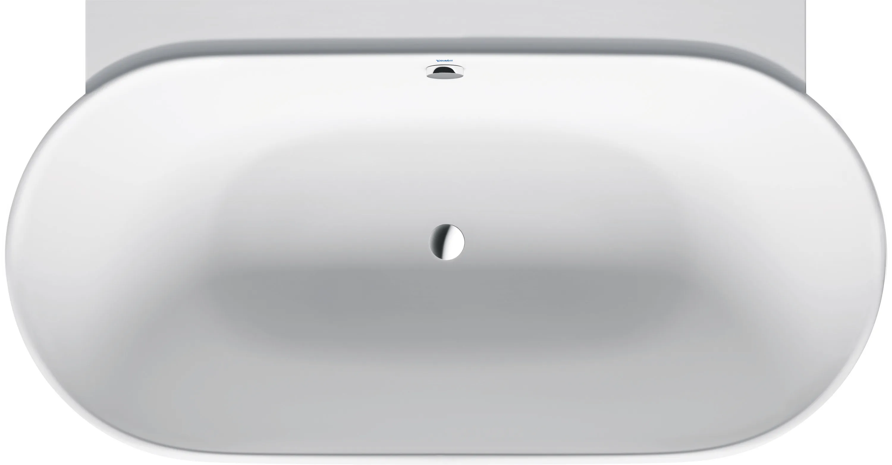 Duravit Badewanne „Luv“ vorwand oval 180 × 95 cm, mittig