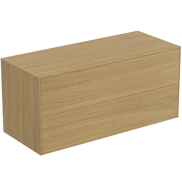 Ideal Standard Waschtischunterschrank „Conca“ 120,2 × 55 × 50,5 cm Eiche hell Furnier Ideal Standard Waschtischunterschrank „Conca“ 120,2 × 55 × 50,5 cm Eiche hell Furnier