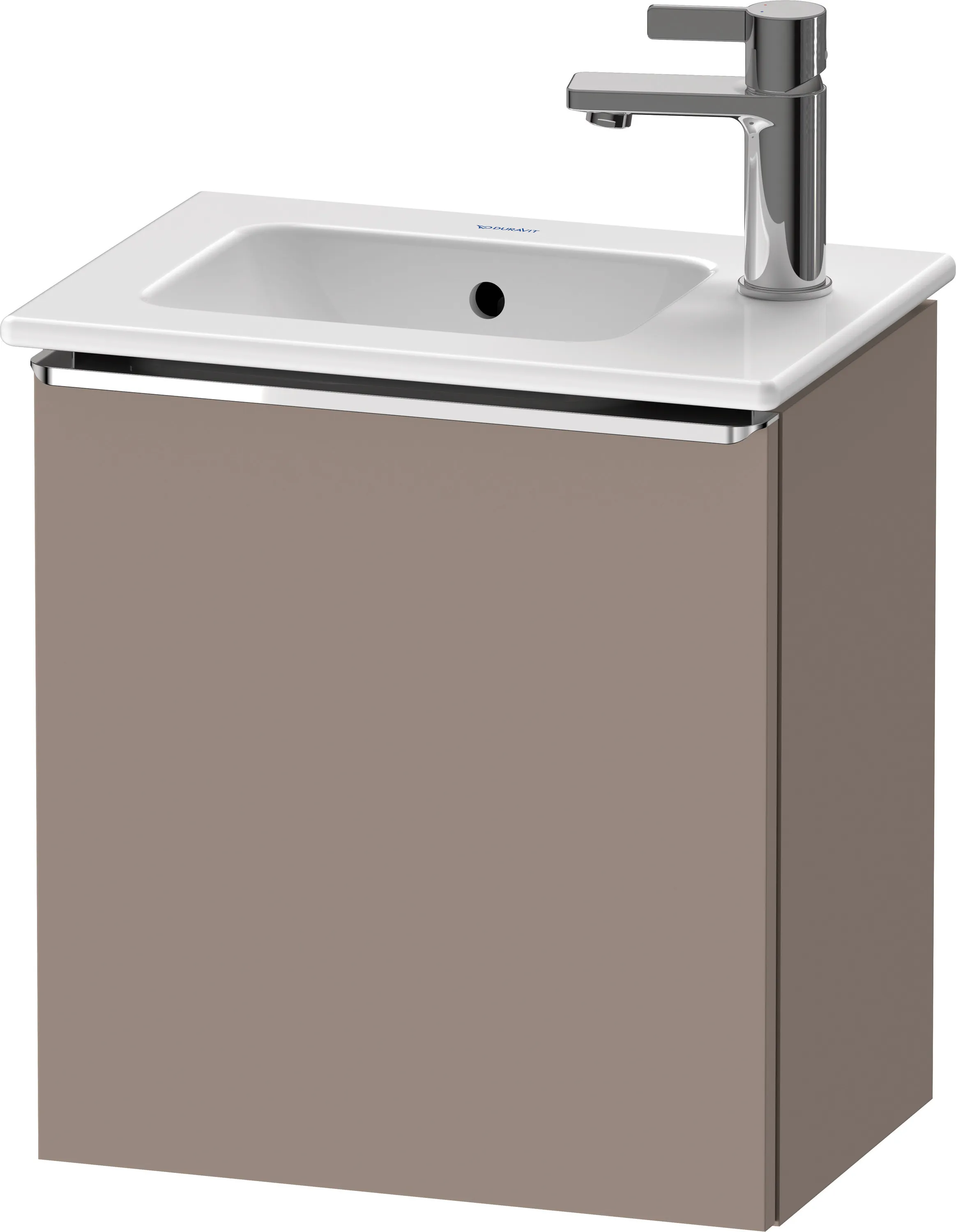 Duravit Waschtischunterschrank wandhängend „D-Neo“ 41 × 44 × 27,4 cm Basalt Matt