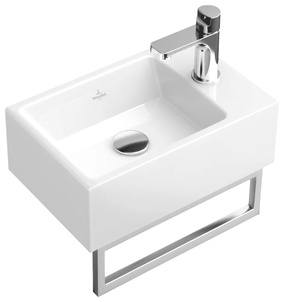 Villeroy & Boch Handtuchhalter Memento, Edelstahl Hochglanz poliert, 345 x 20 x 100 mm