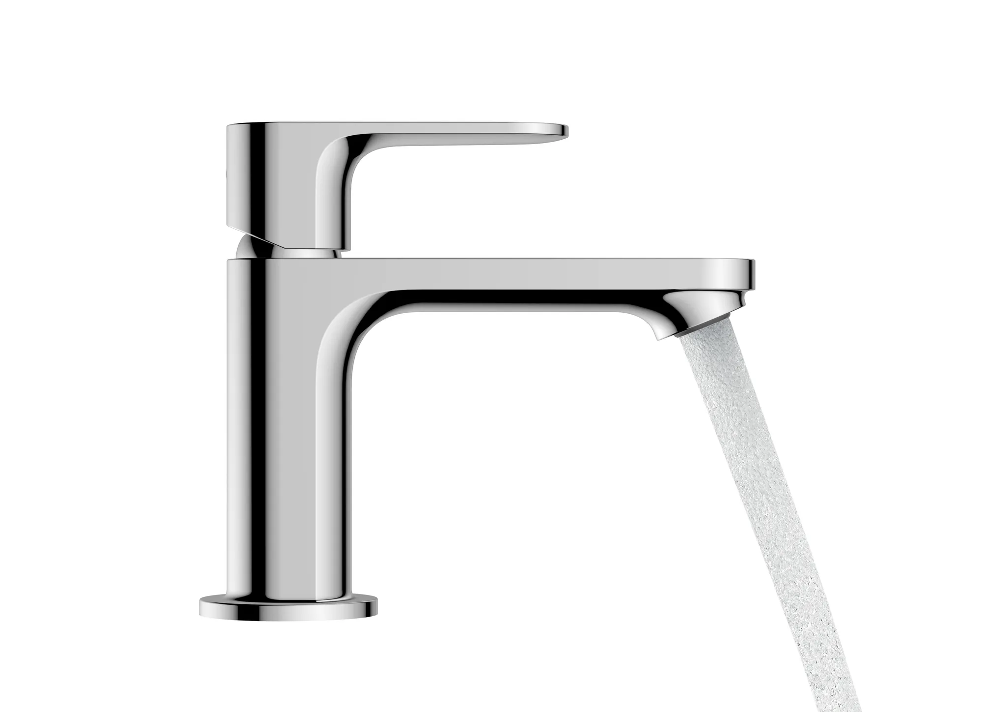 Einhebel-Waschtischmischer Rebris S 80 m.Zugstange chrom Einhebel-Waschtischmischer Rebris S 80 m.Zugstange chrom