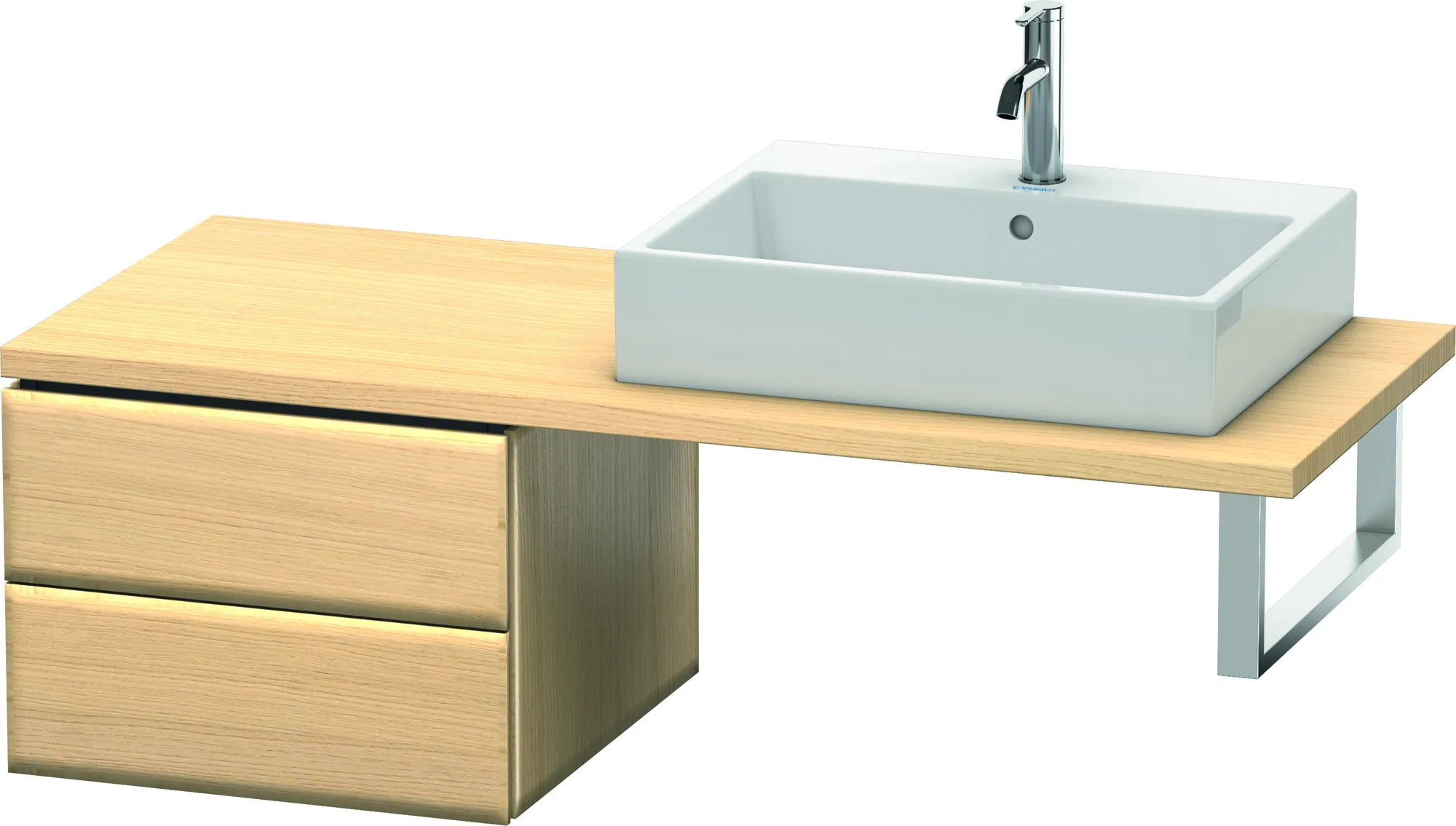 Duravit Unterschrank für Konsole „L-Cube“ 52 × 40 × 54,7 cm Mediterrane Eiche