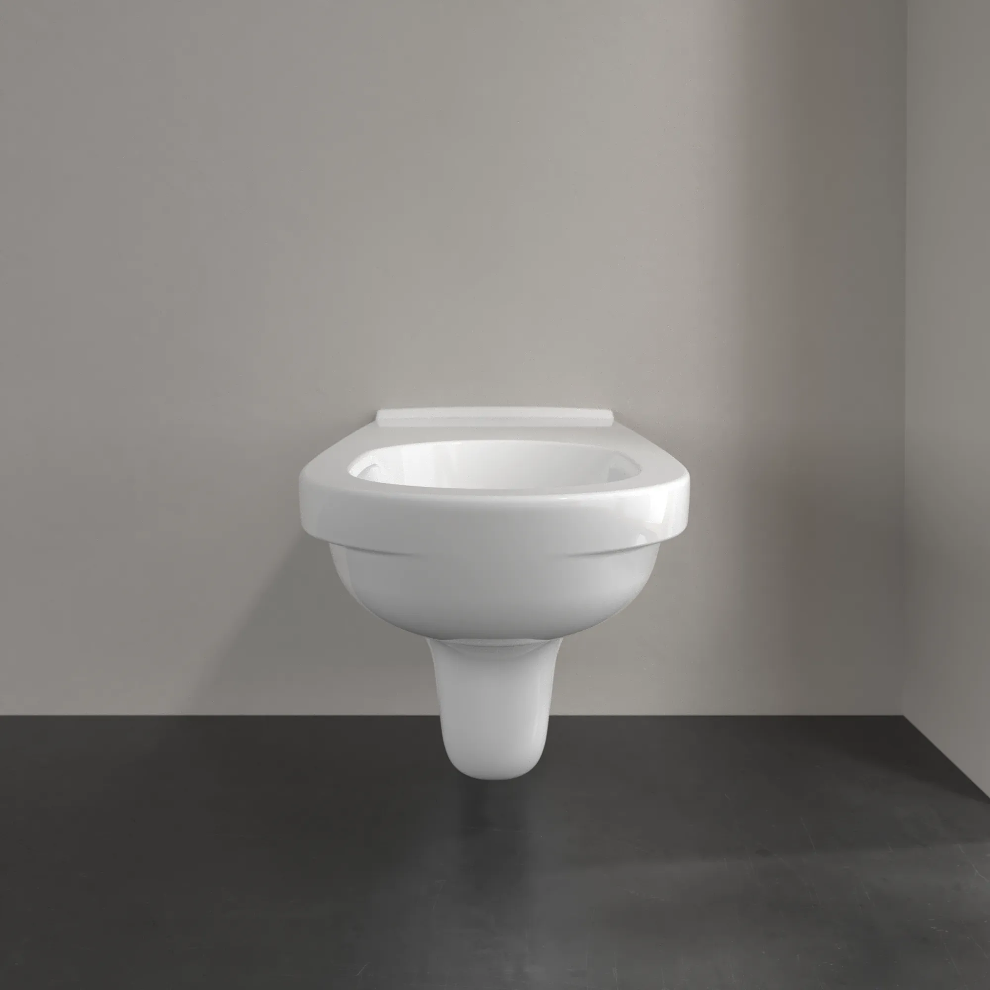 Wand-Tiefspül-WC ohne Befestigungslöcher DirectFlush „ViCare“ ohne Befestigungslöcher für WC-Sitz 36 × 34,4 × 70 cm ohne Spülrand