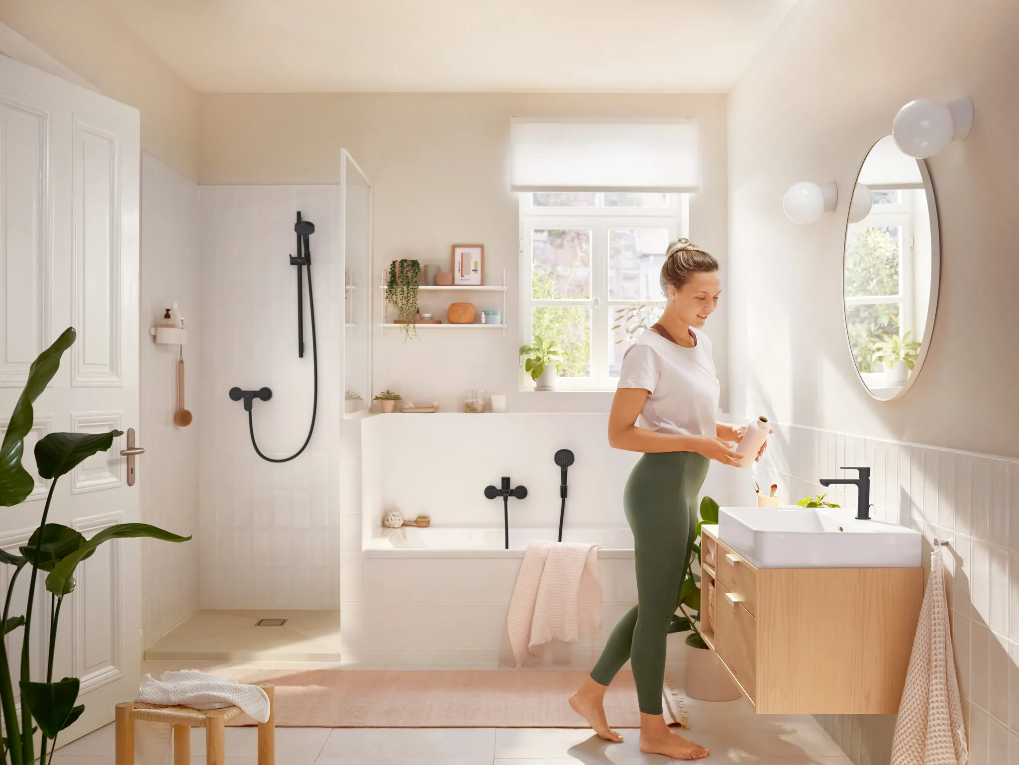 Waschtischmischer Rebris S 110 CoolStart EcoSmart+ m.Zugst.chrom