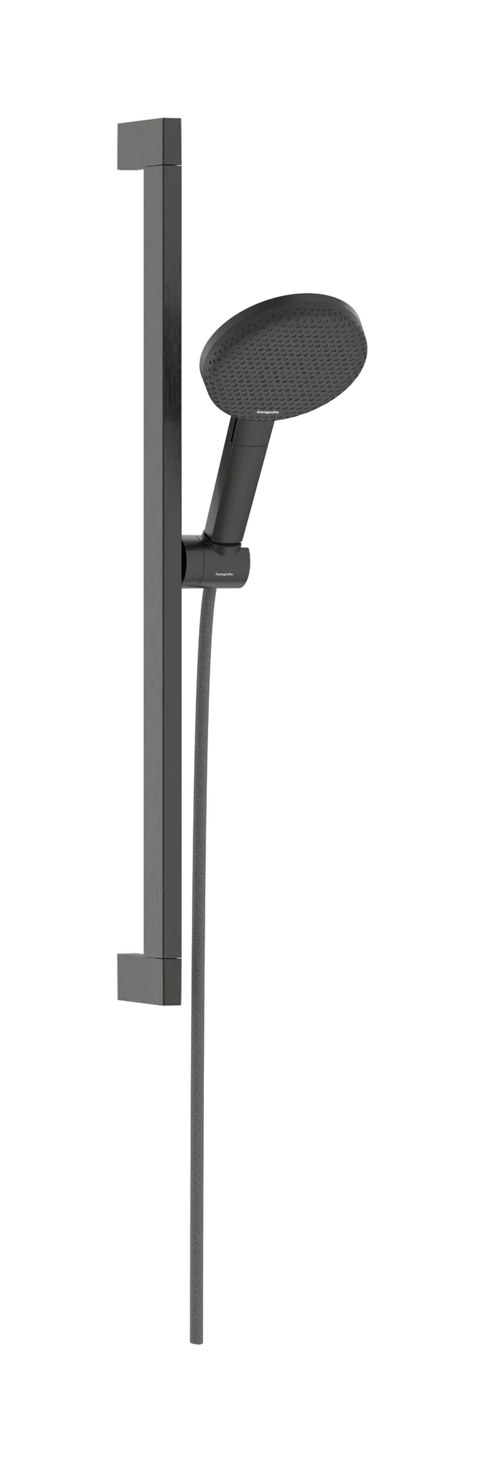 Hansgrohe Raindance Alive Select S Brauseset 125 mm, 3 Strahlarten, Brushed Black Chrome, 650 mm BBC, Easy Slide Halterung Hansgrohe Raindance Alive Select S Brauseset 125 mm, 3 Strahlarten, Brushed Black Chrome, 650 mm BBC, Easy Slide Halterung