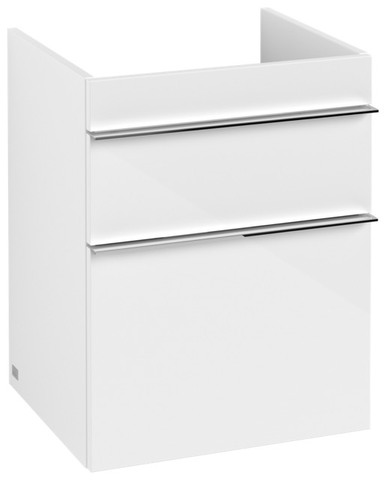 Waschtischunterschrank „Venticello“ 2 Auszüge / Schubladen Waschbecken mittig 46,6 × 59 × 42,5 cm 