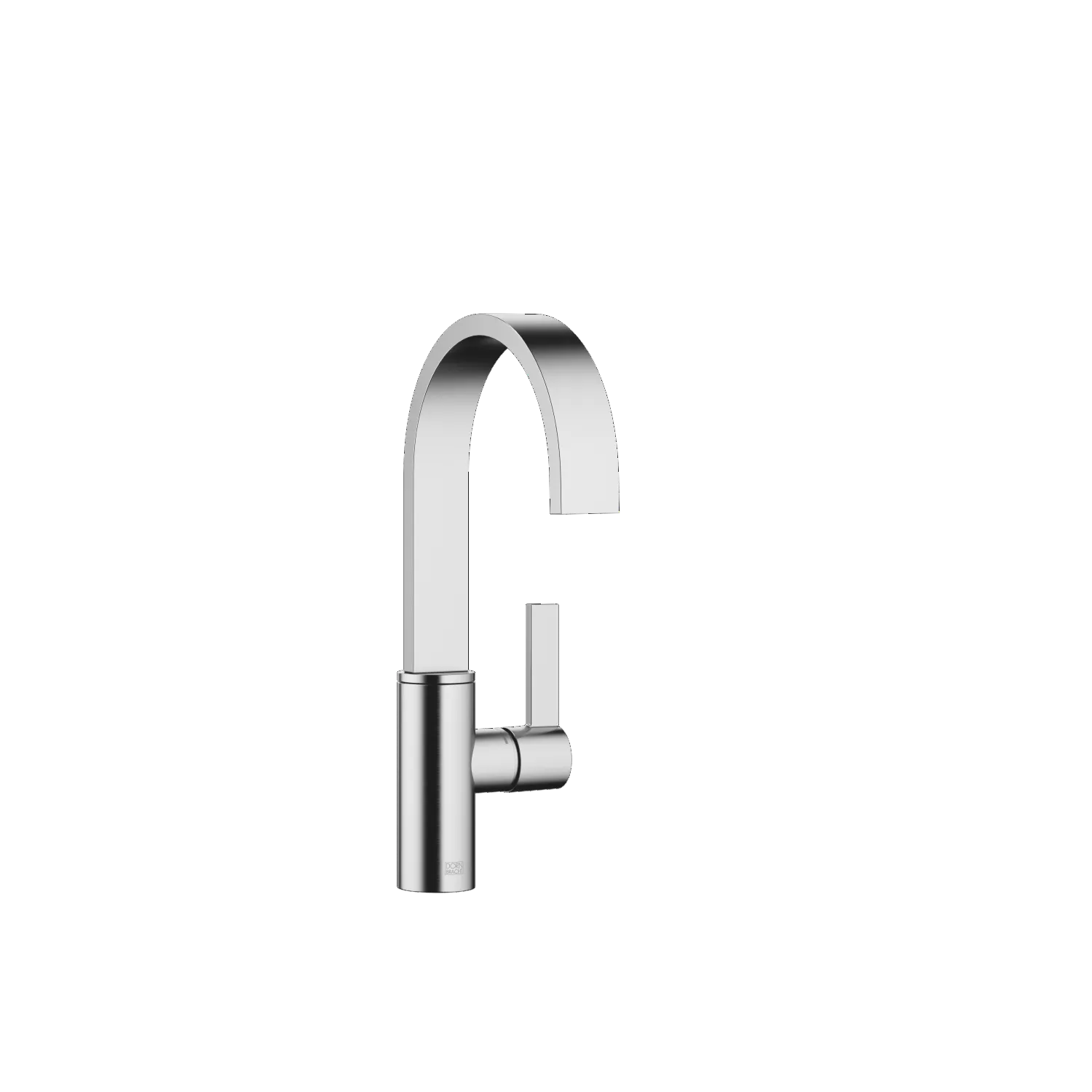 Dornbracht Einhebelmischer MEM BAR TAP Chrom gebürstet (Edelstahl-Look), Ausladung 166 mm, schwenkbarer Auslauf 360°, luftangereicherter Strahl, max. Durchfluss 6,3 l/min bei 3 bar Fließdruck