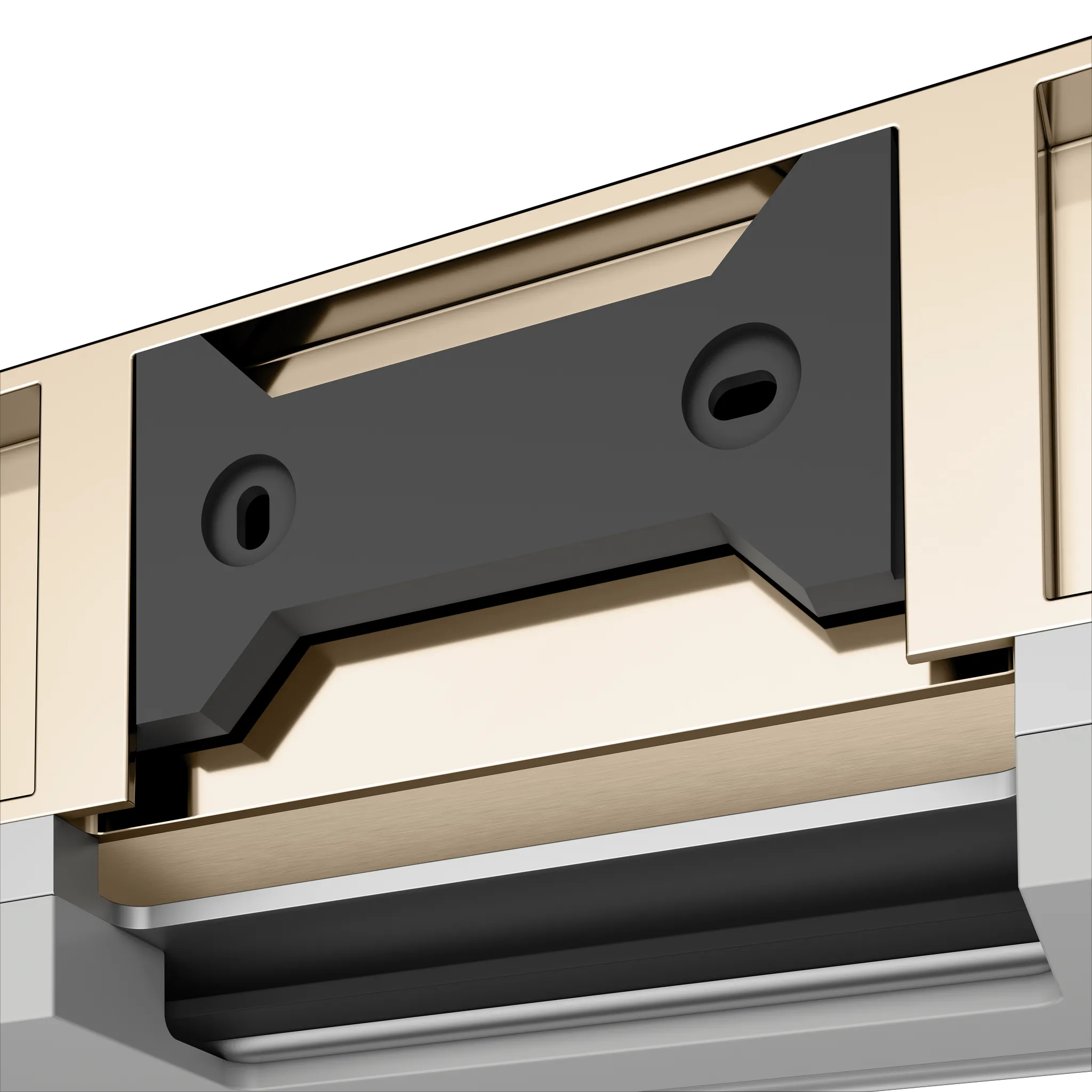 Edition 11 11159030000 Duschkorb mit Glasabzieher silber-eloxiert/Bronze geb. Edition 11 11159030000 Duschkorb mit Glasabzieher silber-eloxiert/Bronze geb.