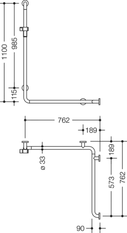HEWI Haltegriff „Serie 805 Classic“ HEWI Haltegriff „Serie 805 Classic“