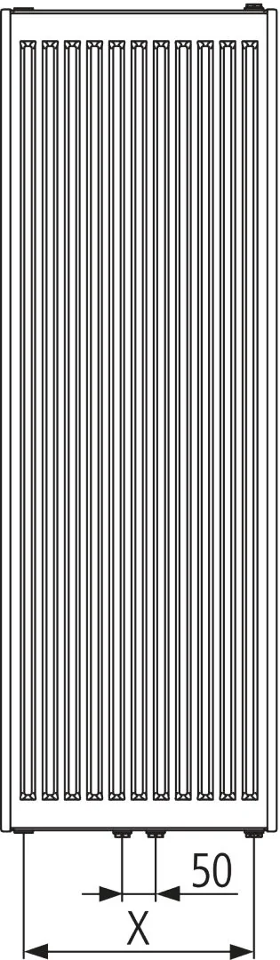 Flachheizkörper Verteo Profil Typ 10, HxLxT: 1200x300x61 mm, Farbe: Weiß RAL 9016 seidenglanz, 10 bar, Abdeckung: ohne, Wärmeleistung 75/65-20: 435 Watt, Winkelkonsole kurz Flachheizkörper Verteo Profil Typ 10, HxLxT: 1200x300x61 mm, Farbe: Weiß RAL 9016 seidenglanz, 10 bar, Abdeckung: ohne, Wärmeleistung 75/65-20: 435 Watt, Winkelkonsole kurz