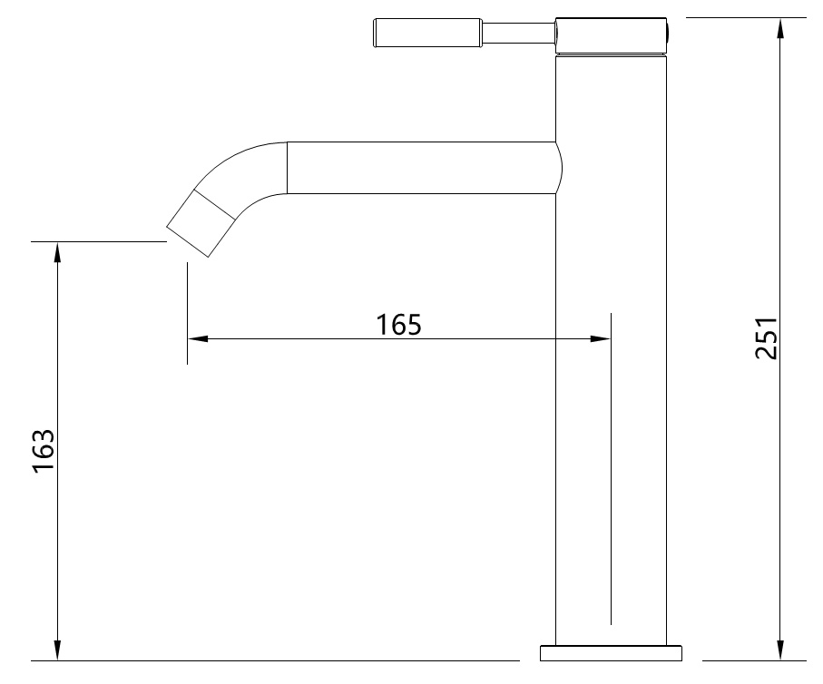 Waschtisch-Einhandbatterie AqvaDesign - rund - mittelhohe Ausführung - Klick-Klack-Ablaufgarnitur 1"1/4 - Kartusche mit keramischen Dichtscheiben - Heißwassersperre - Wassermengendurchflussregulierung - flexible Druckschläuche 3/8", DVGW W270 - chrom