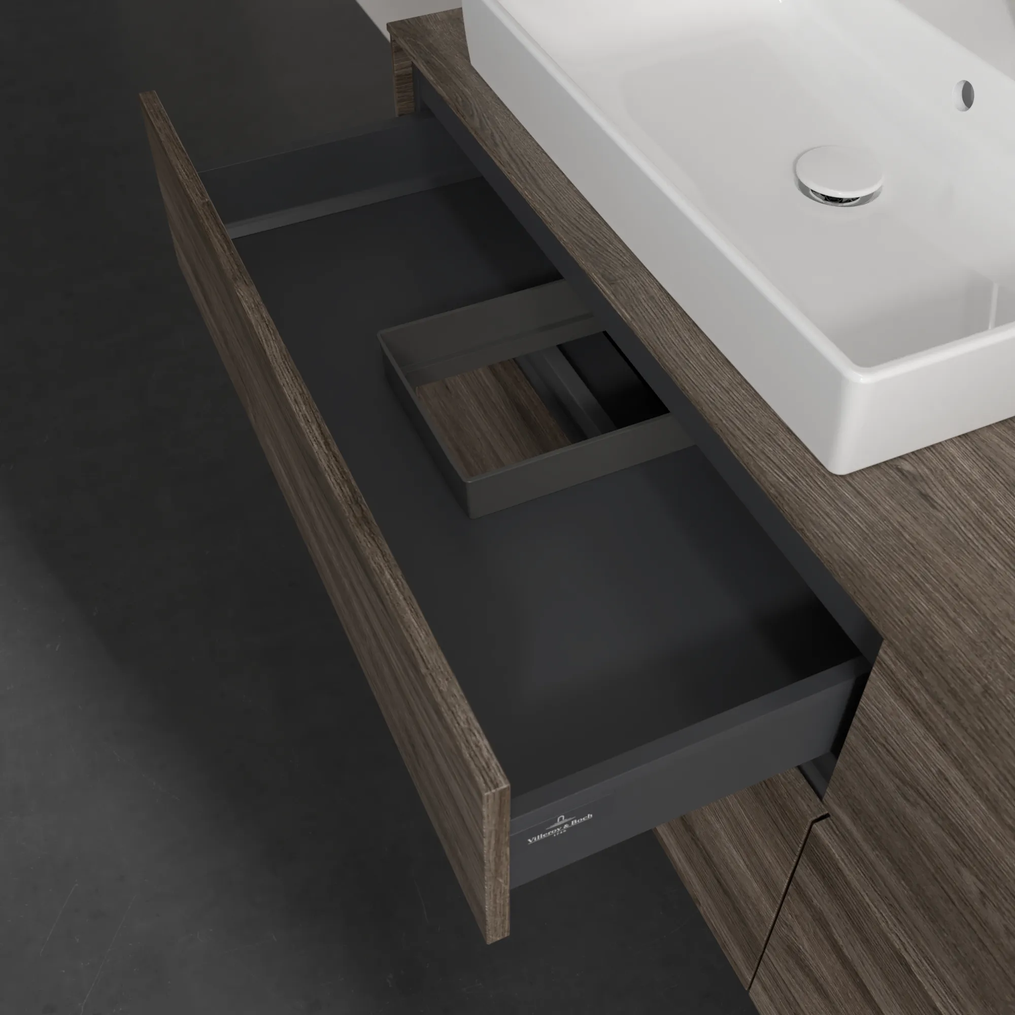 Villeroy & Boch Collaro Waschbeckenunterschrank C02400 1600x548x500mm Villeroy & Boch Collaro Waschbeckenunterschrank C02400 1600x548x500mm