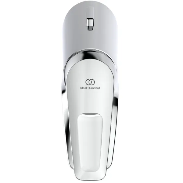 Waschtischarmatur Ceramix Blue, Piccolo, mit Ablaufgarnitur, Ausladung 117mm, Chrom Waschtischarmatur Ceramix Blue, Piccolo, mit Ablaufgarnitur, Ausladung 117mm, Chrom