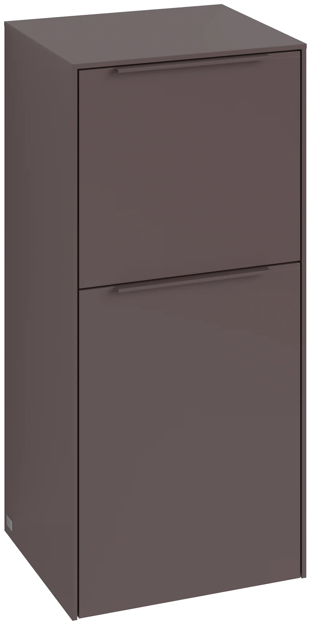Villeroy & Boch Subway 3.0 Seitenschrank, eckig, Dark Berry, 400x860x346 mm, mit Absenkautomatik Villeroy & Boch Subway 3.0 Seitenschrank, eckig, Dark Berry, 400x860x346 mm, mit Absenkautomatik