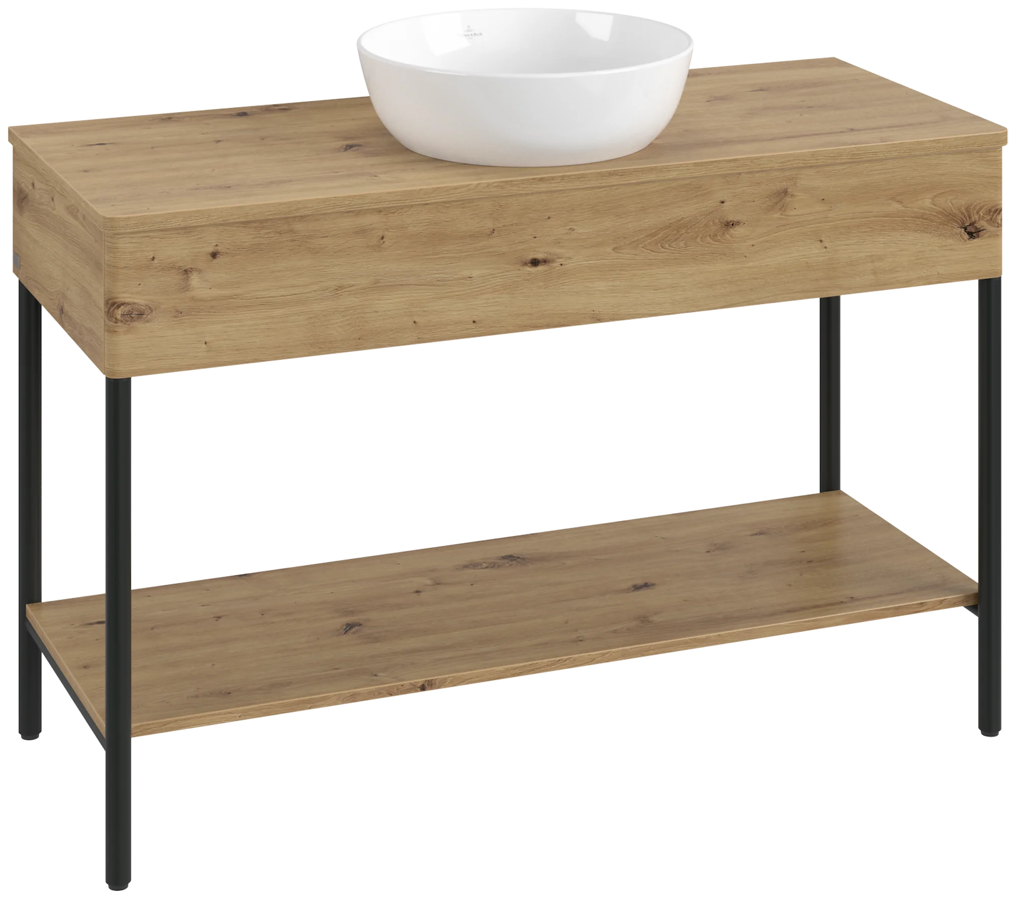Villeroy & Boch Waschbeckenunterschrank Artis L65011, Eckig Oak Natural Touch, 1200x782x500mm, mit Beleuchtung und Push-to-open Funktion Villeroy & Boch Waschbeckenunterschrank Artis L65011, Eckig Oak Natural Touch, 1200x782x500mm, mit Beleuchtung und Push-to-open Funktion
