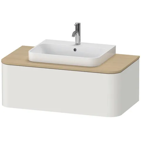 Duravit Waschtischunterschrank wandhängend „Happy D.2 Plus“ Nordic Weiß Seidenmatt