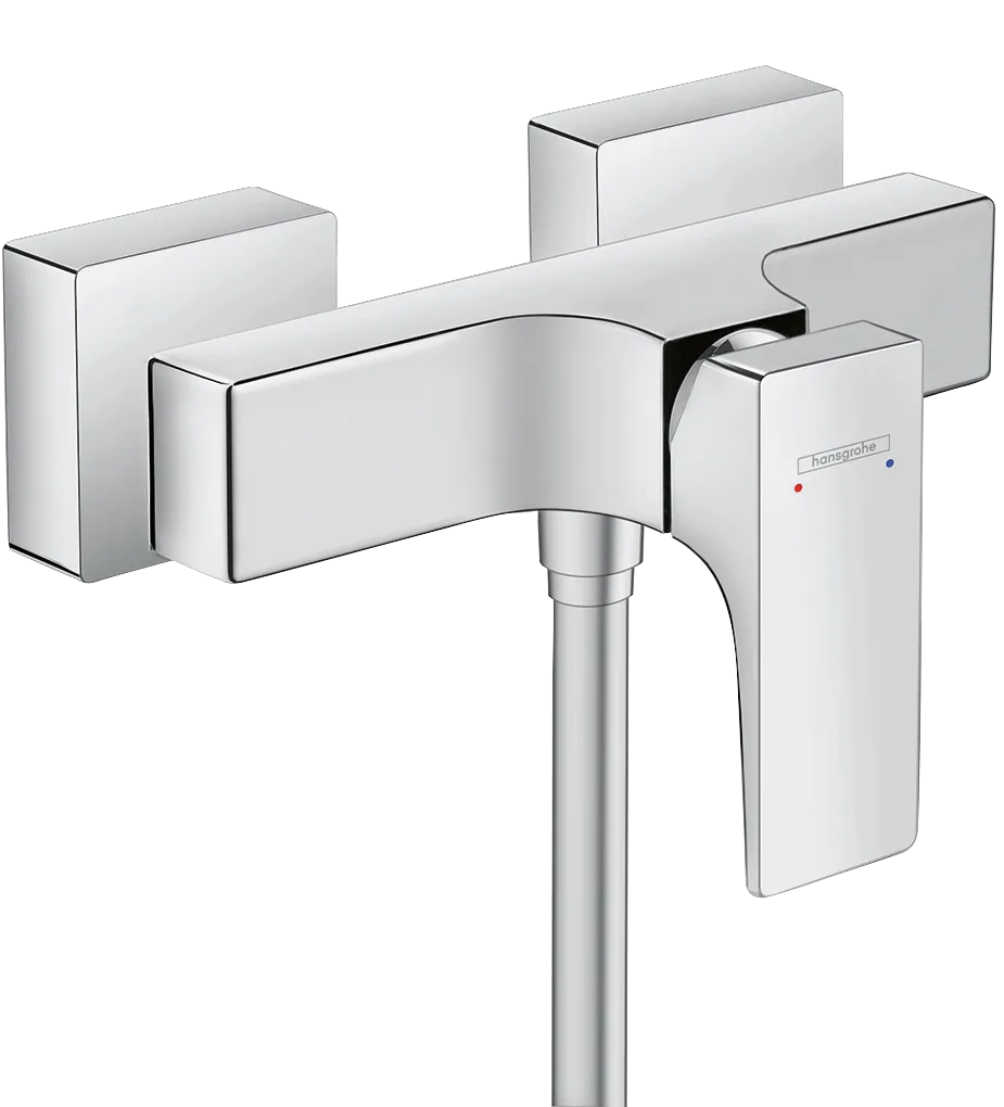 Hansgrohe Metropol Einhebel-Brausemischer Aufputz mit Hebelgriff, Chrom Hansgrohe Metropol Einhebel-Brausemischer Aufputz mit Hebelgriff, Chrom