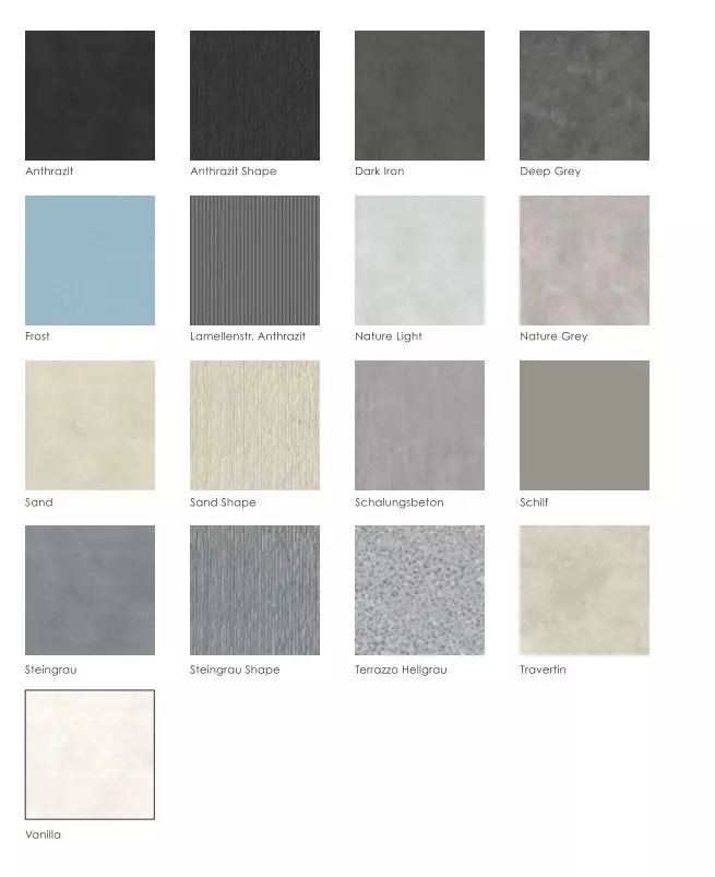 repaBAD Wandpaneel Repaneel „Satino“ 1230 × 2500 mm in Titan Matt