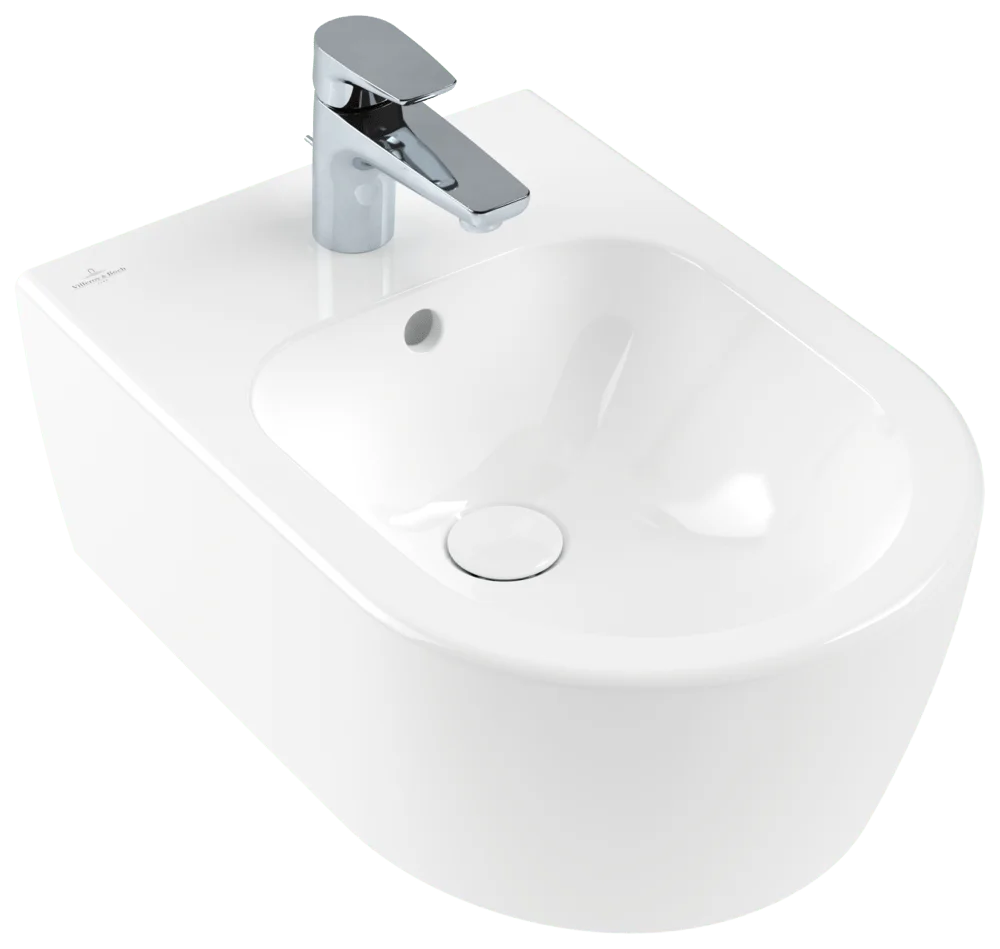 Villeroy & Boch Avento Bidet Wandhängend Oval Weiß Alpin 540500 Villeroy & Boch Avento Bidet Wandhängend Oval Weiß Alpin 540500