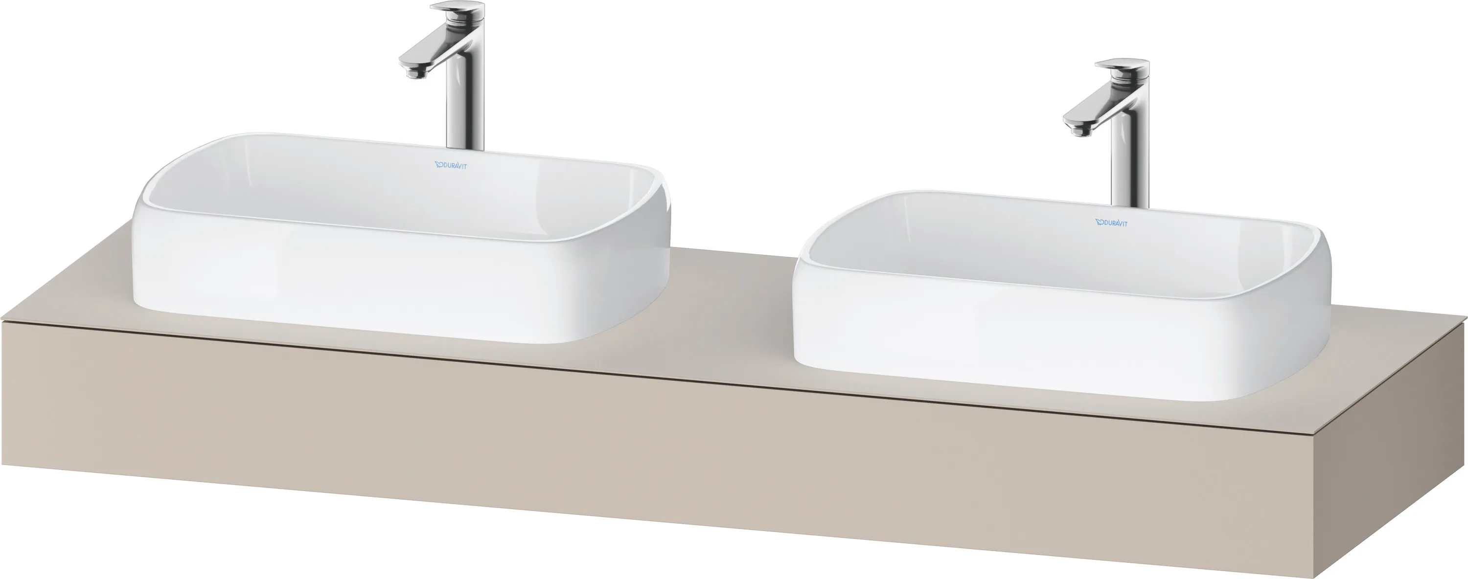 Duravit Konsole „Qatego“ in Taupe Matt