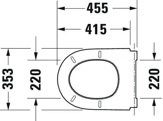 Duravit Qatego WC-Sitz, Weiß, m.Absenkautom. 369x463x44mm Duravit Qatego WC-Sitz, Weiß, m.Absenkautom. 369x463x44mm