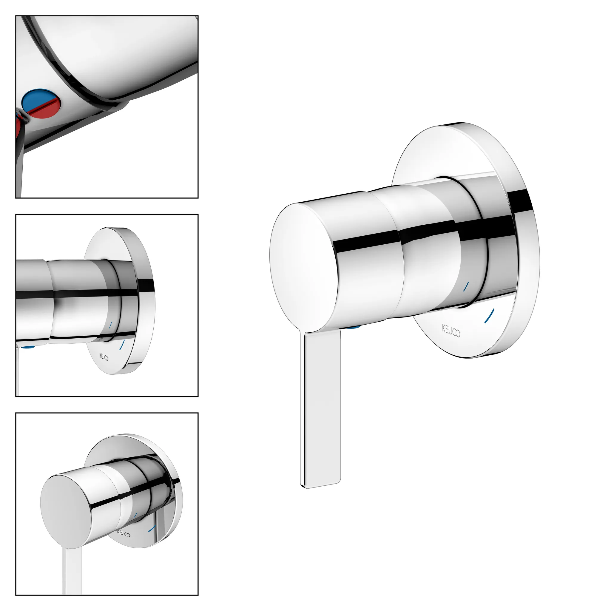 IXMO 59551019501 Einhebelmischer UP DN15 rund verchromt IXMO 59551019501 Einhebelmischer UP DN15 rund verchromt