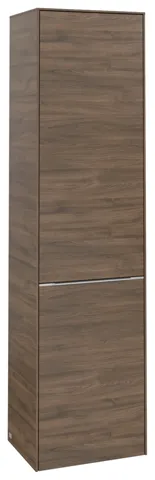 Villeroy & Boch Hochschrank mit Wäschekorb-Klappe „Subway 3.0“ 45 × 171 × 36,2 × 36,2 cm 1 Tür, 1 Wäscheklappe, 1 × fixer Fachboden, Anschlag: links, 2 × Glasfachboden, 1 Tür, Anschlag links