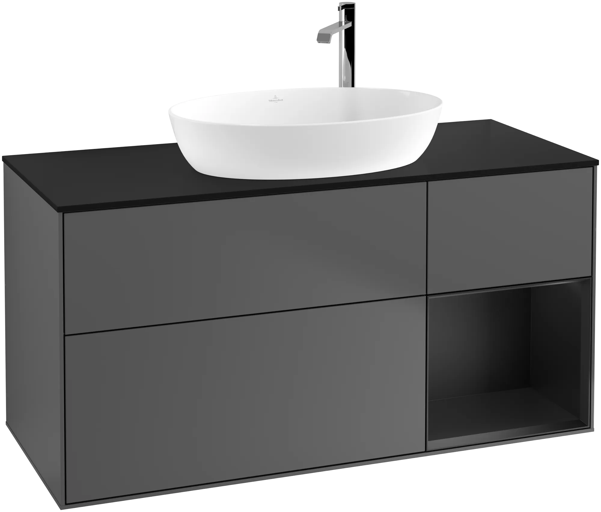 Villeroy & Boch Waschbeckenunterschrank Finion F95, anthrazit