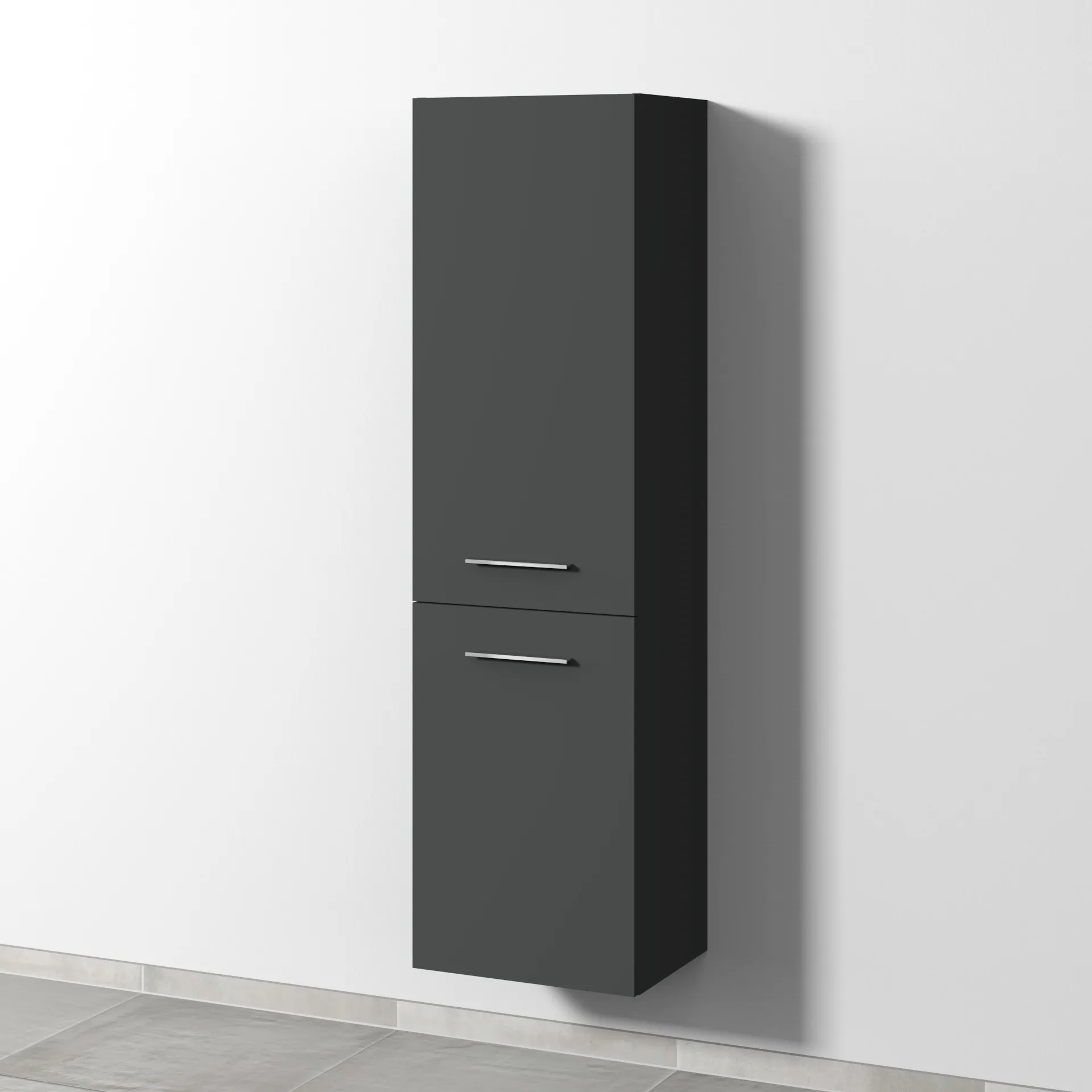 Sanipa Hochschrank „2morrow“ 450 × 1615 × 350 mm in Graphit (matt)