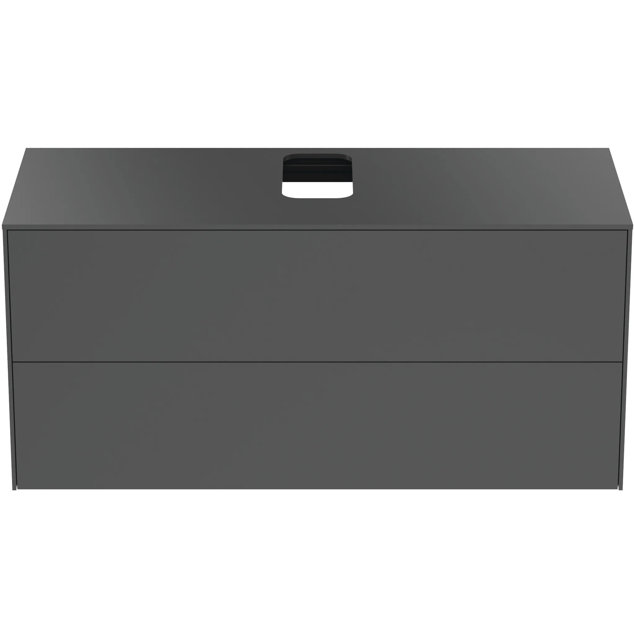 Ideal Standard Waschtischunterschrank Conca, 2 Auszüge, Anthrazit
