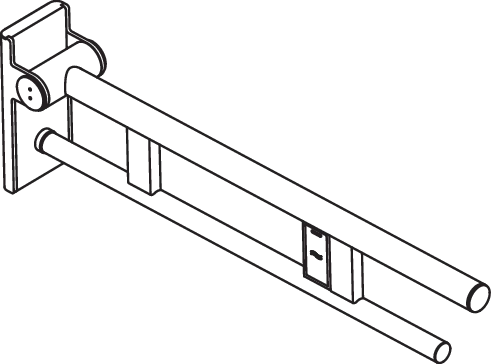 HEWI Stützklappgriff „System 900“