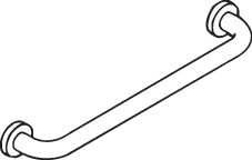 HEWI Handtuchhalter „Serie 477“ 51,7 × 2,8 × 8,5 cm HEWI Handtuchhalter „Serie 477“ 51,7 × 2,8 × 8,5 cm