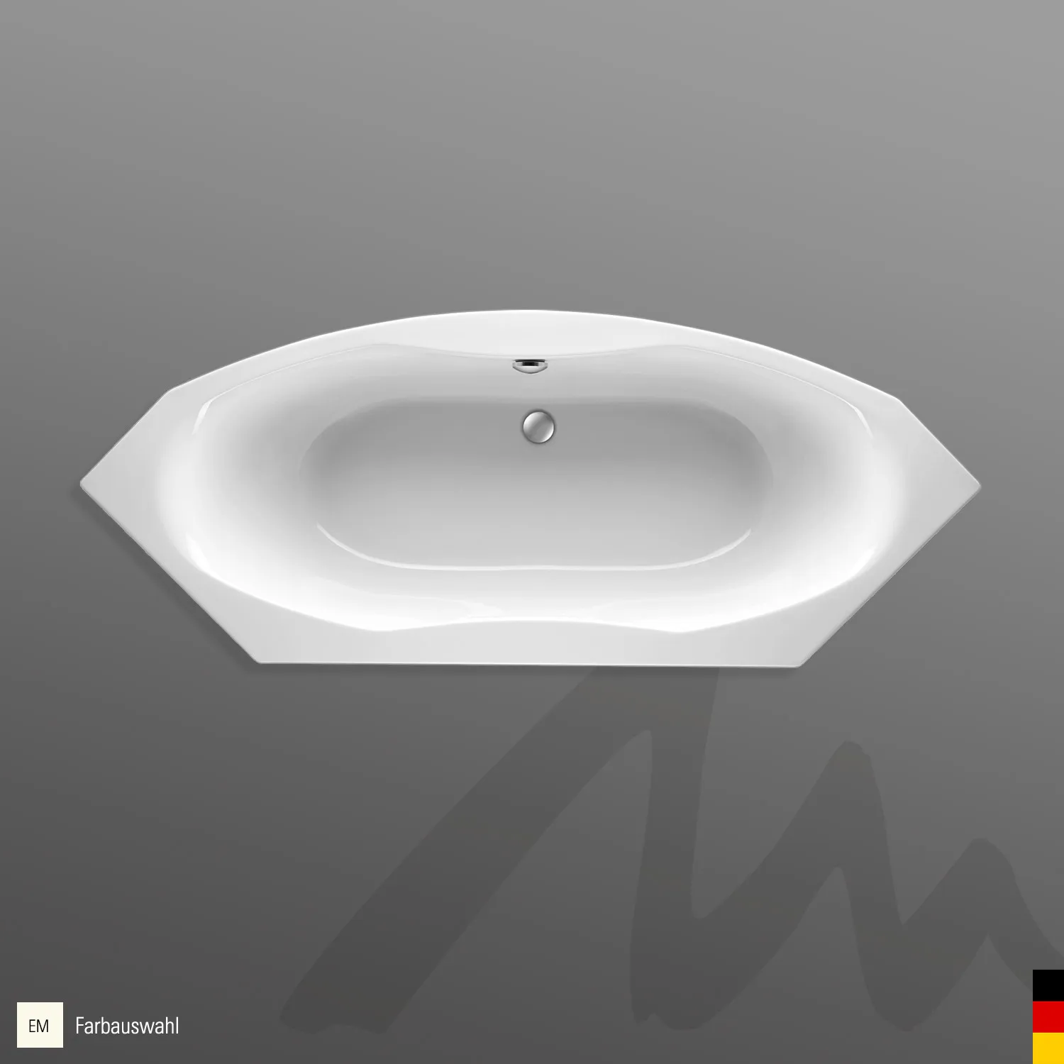 Mauersberger arista Acryl-Badewanne arista 201⁄80 2010x800x460, Farbgruppe: 3 Mauersberger arista Acryl-Badewanne arista 201⁄80 2010x800x460, Farbgruppe: 3