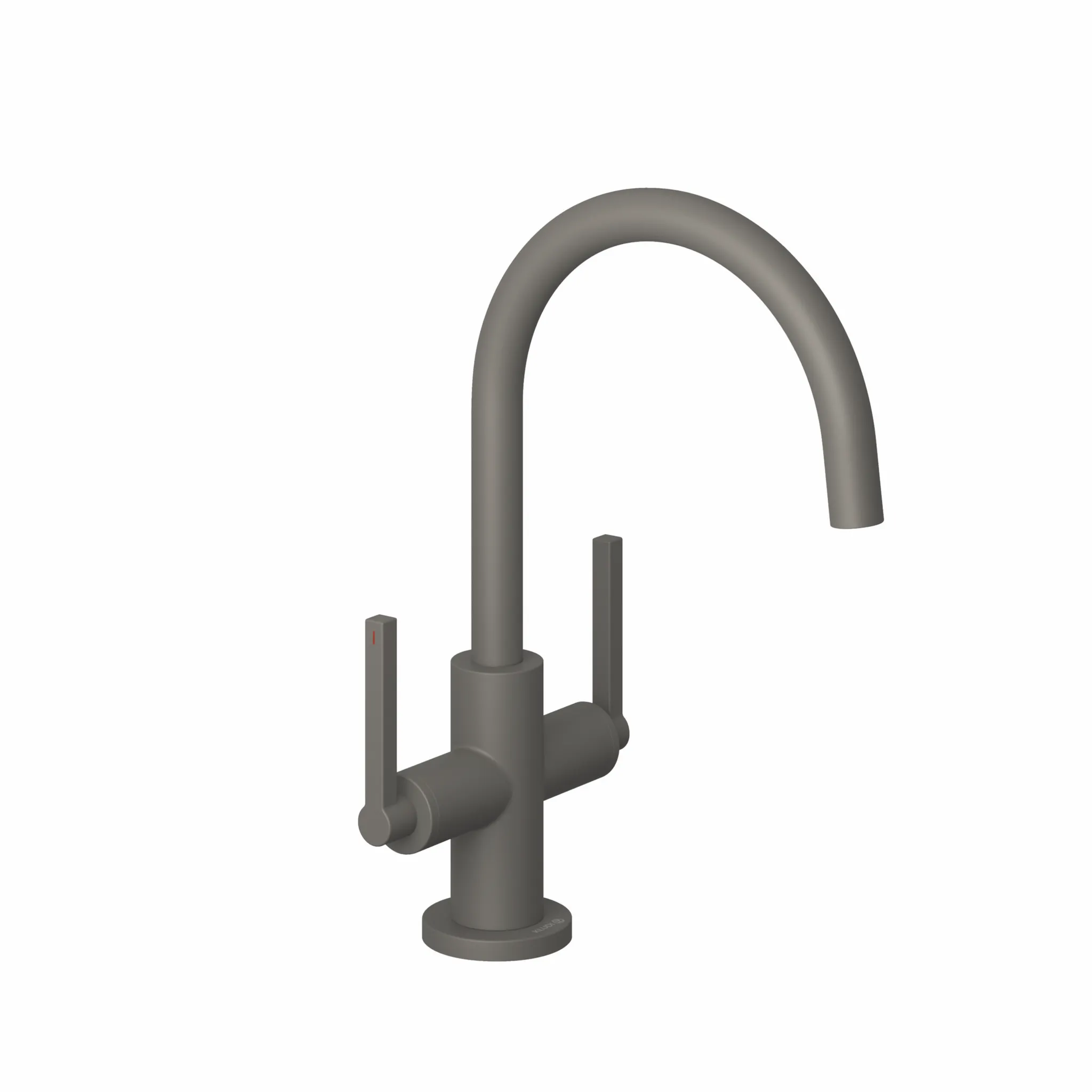 Kludi NOVA FONTE Waschtischarmatur, Puristic Einlochmontage, Matt Dove, DN 15, 2-Griff, schwenkbar oder arretierbarer Auslauf Kludi NOVA FONTE Waschtischarmatur, Puristic Einlochmontage, Matt Dove, DN 15, 2-Griff, schwenkbar oder arretierbarer Auslauf