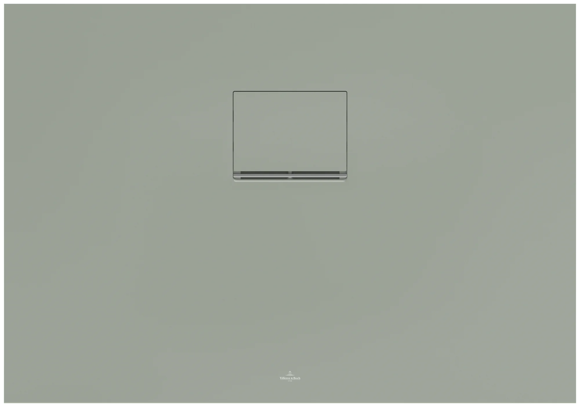 Villeroy & Boch Duschwanne Squaro Infinity, rechteckig, Morning Green, 1000x700x40 mm, Quaryl, matt, Antirutschklasse C