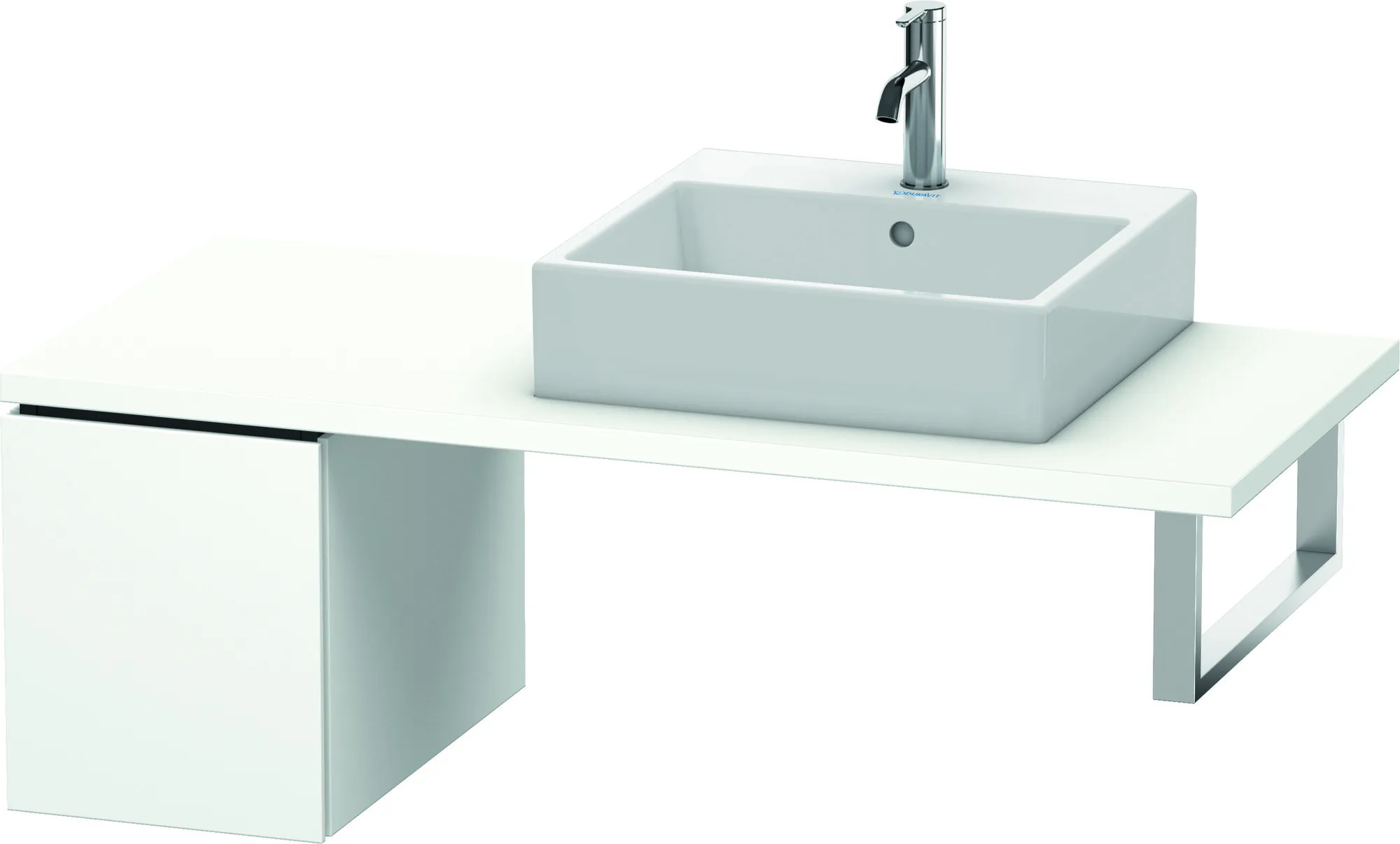 Duravit Unterschrank für Konsole „L-Cube“ 32 × 40 × 54,7 cm Weiß Matt
