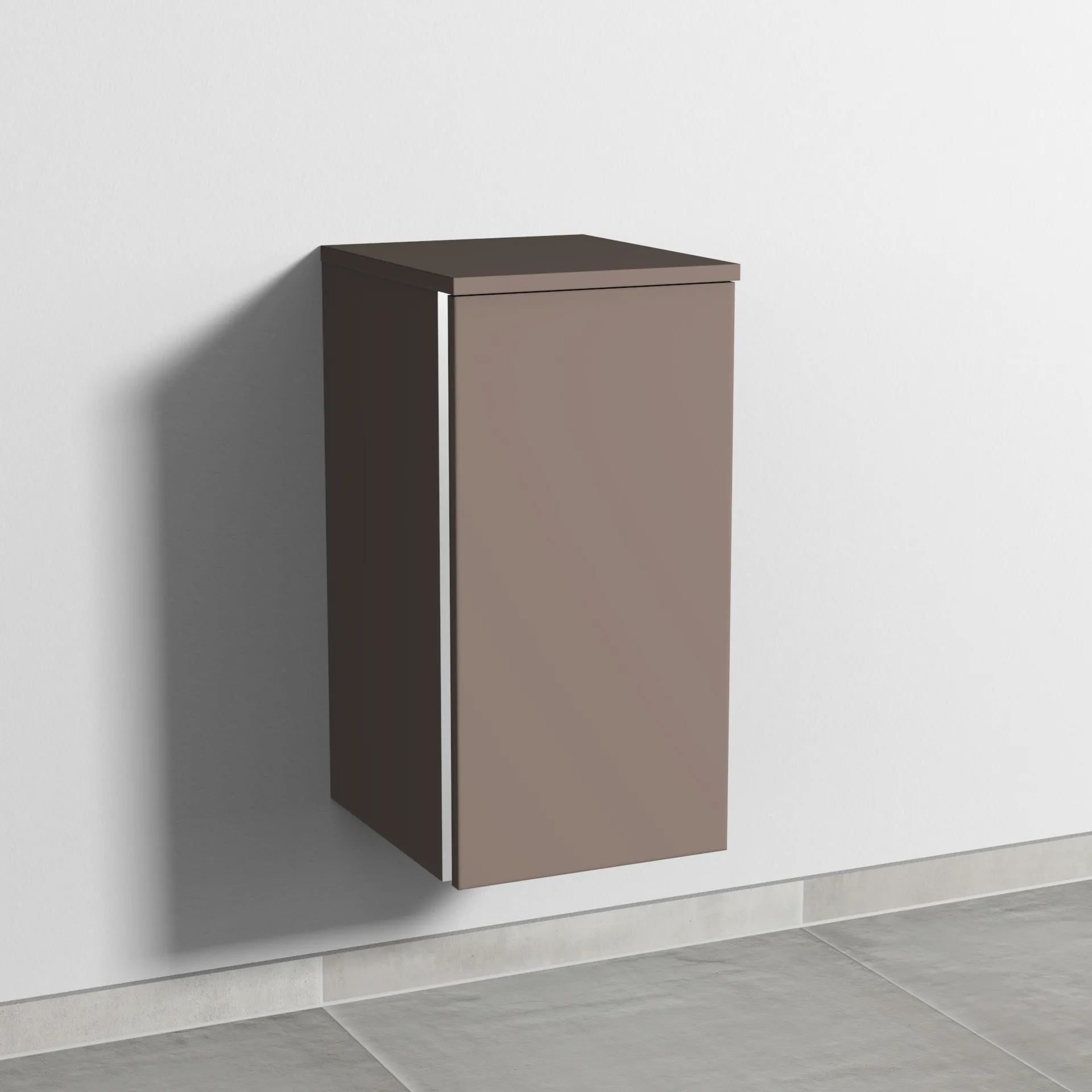Sanipa Unterschrank „3way“ 300 × 580 × 345 mm Anschlag rechts, in Taupe (matt), Anschlag rechts