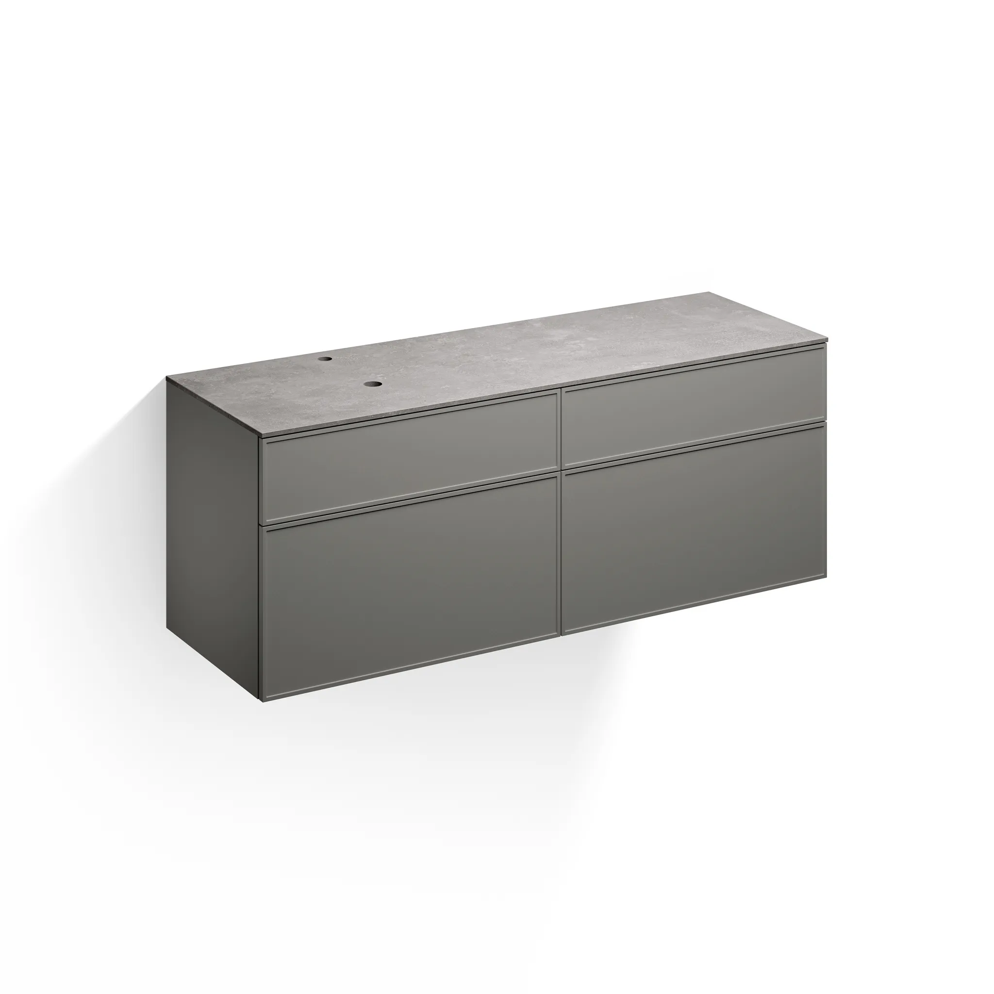 Alape Möbelmodul Arkta 1600x600 NY Silk/Quarzgrau